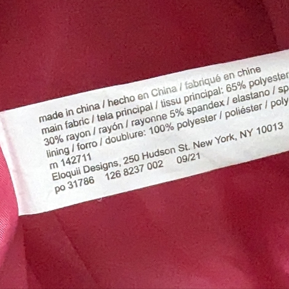 Eloquii Pink Basic Blazer, size 14 - Picture 4 of 4